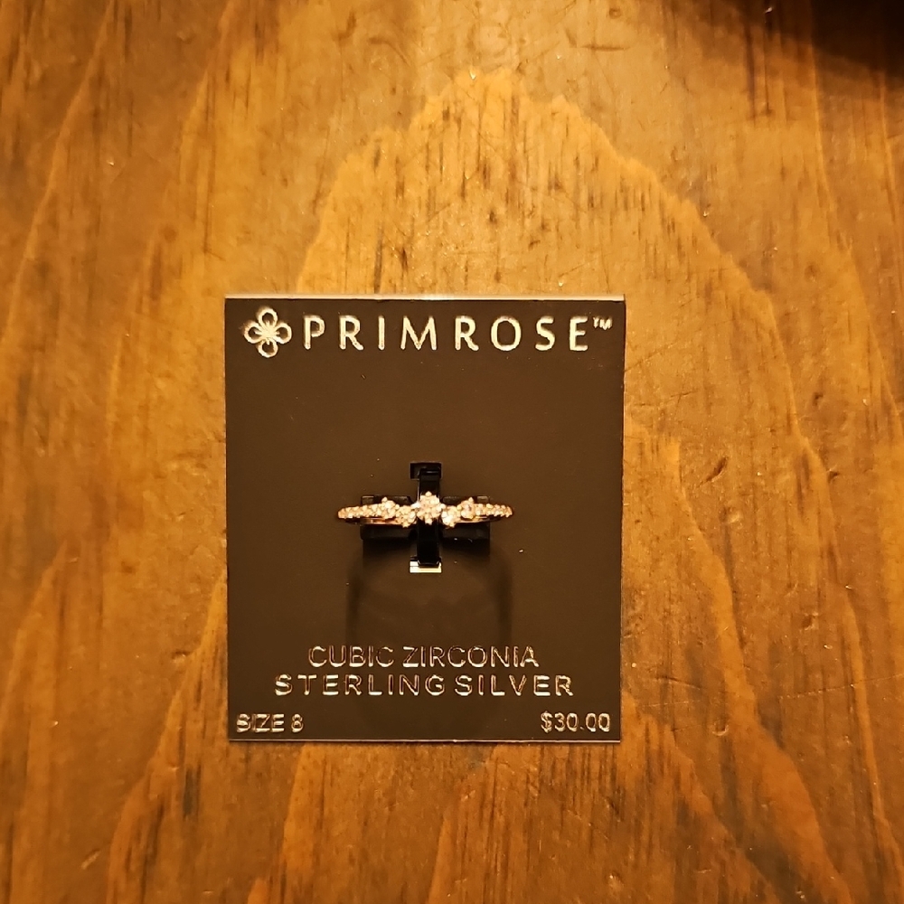 Sterling Silver Cubic Zirconia Ring